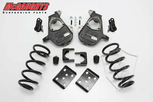 Chevrolet Silverado 1500 Extended Cab 2007-2013 4/7 Deluxe Drop Kit - McGaughys Part# 34004