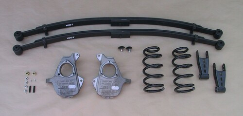 Chevrolet Silverado 1500 Extended Cab 2007-2013 4/6 Deluxe Drop Kit - McGaughys Part# 34006