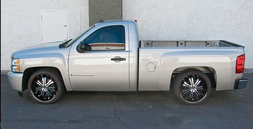 GMC Sierra 1500 Standard Cab 2007-2013 4/7 Deluxe Drop Kit - McGaughys Part# 34024