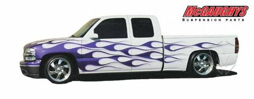 Chevrolet Silverado 1500 2wd Extended/Quad Cab 1999-2006 5/7 Deluxe Drop Kit - McGaughys Part# 93026/93028/93030/93032