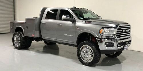 Dodge Ram 3500 4wd 2019-2020 6" Mcgaughys Lift Kit (4wd Only) (Radius Arm Kit) (4.5" Rear Block Kit) (Silver Powder)
