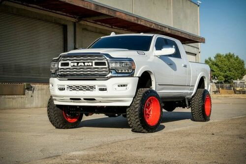 Dodge Ram 3500 4wd 2019-2020 8" Mcgaughys Lift Kit (4wd Only) (Radius Arm Kit) (6" Rear Block Kit) (Silver Powder)