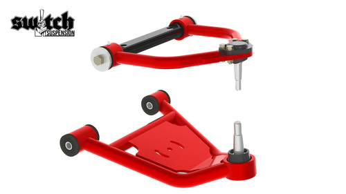 Chevrolet S-10 2wd 1982-2004 Tubular Upper and Lower Control Arms  for Air Suspension - Choppin Block Part# 1042