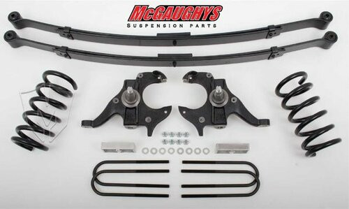 Chevrolet S-10 Standard Cab 1982-2003 4/4 Deluxe Drop Kit W/Leaf Springs - McGaughys Part# 93114