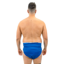Swim Diaper on male model, back-view.
