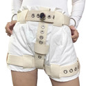 Modeled Containment Pants, front-view.
