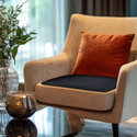 Seat Cover on armchair.