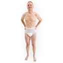 Premium Underwear on male model, front-view.