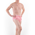 Waterproof Cover on male model, front-view.