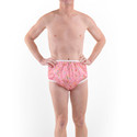 Diaper Cover on male model, front-view.