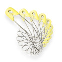 Slide Locking Yellow Diaper Pins.