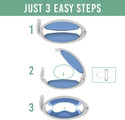 Instructions for Male Urinary Incontinence Clamp.