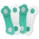 Pin-free diaper fasteners.