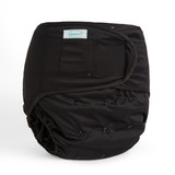 Black Diaper Cover.