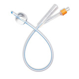 Three-Way Silicone Foley Catheter.