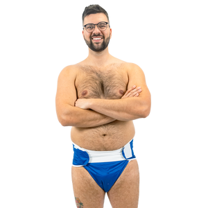 Blue Adult Swim Diaper