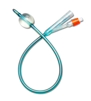 SilverTouch Two-Way 100% Silicone Foley Catheter - 10CT