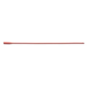 Red Rubber Latex Intermittent Catheter.