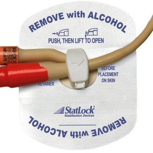 Turning catheter fixation device.