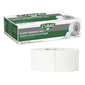 Elastic Adhesive Tape - 1" x 5 yd - Pack of 12