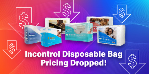 New Lower Bag Pricing For Incontrol Disposable Diapers!