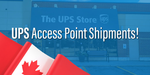 UPS Access Points Now Available To Canadian Customers!