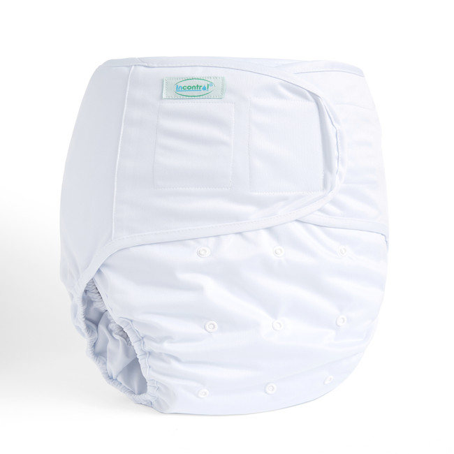 White Diaper Cover Wrap