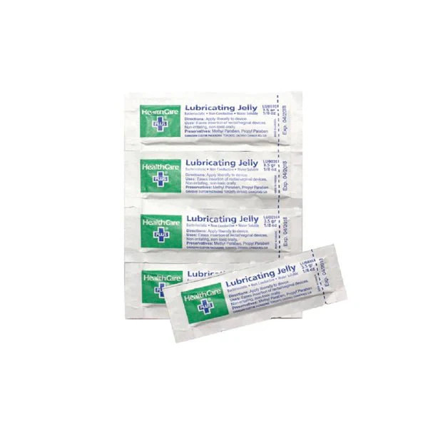 Lubricating Jelly Packets.