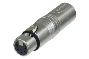DMX Adapter, 3 Pin M XLR to 5 Pin F XLR