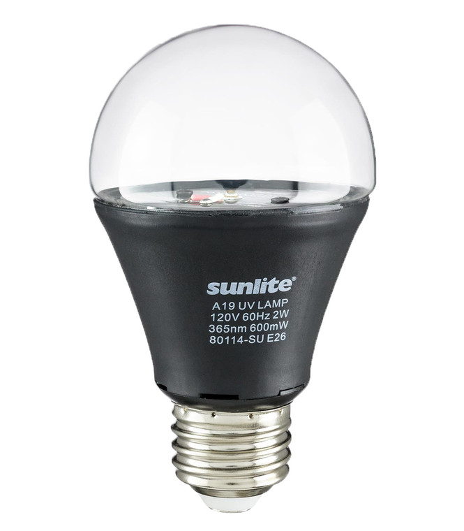 Lamp, LED, Sunlite, E26, 365nm, 2W