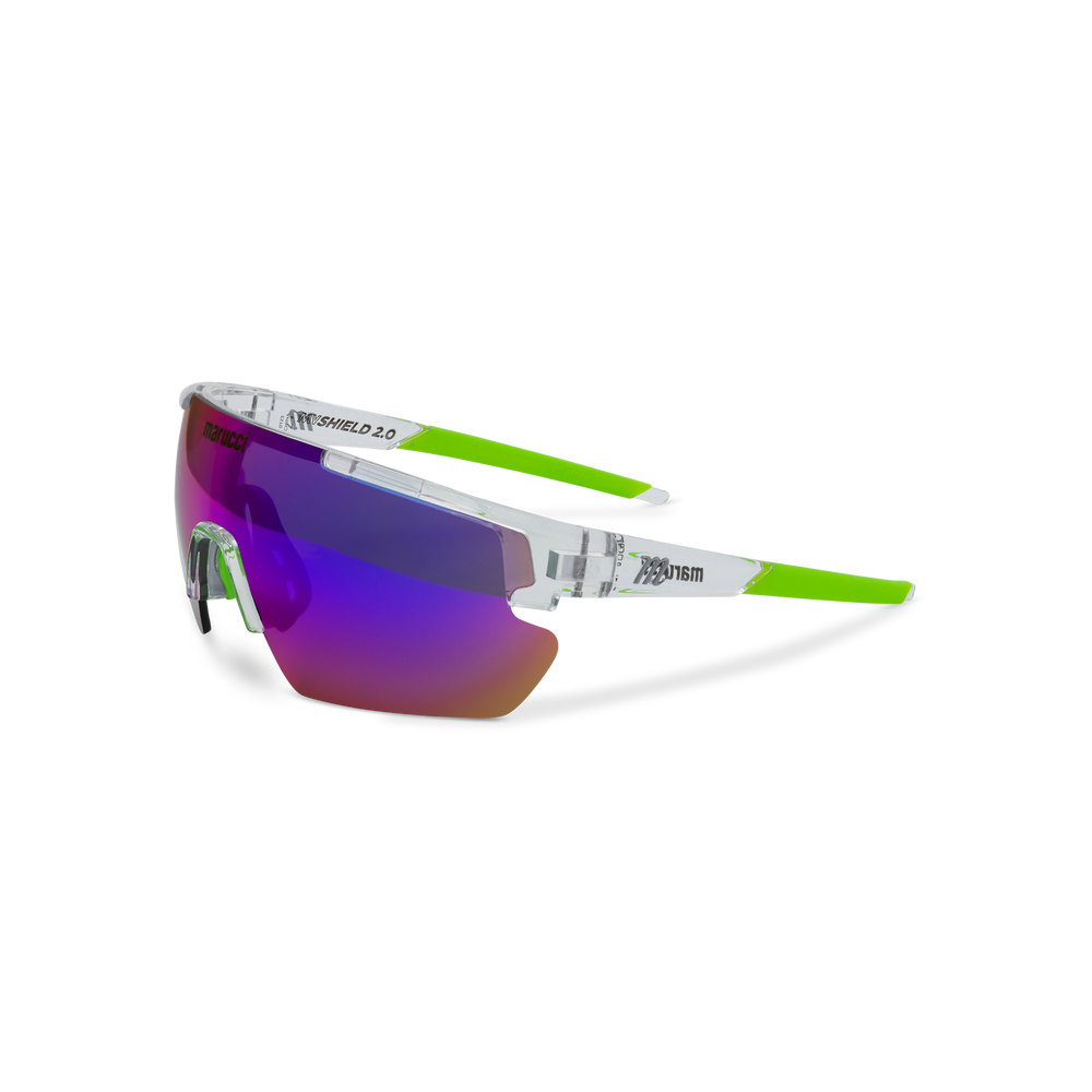 Marucci Shield-Flip Performance Sunglasses - Clear