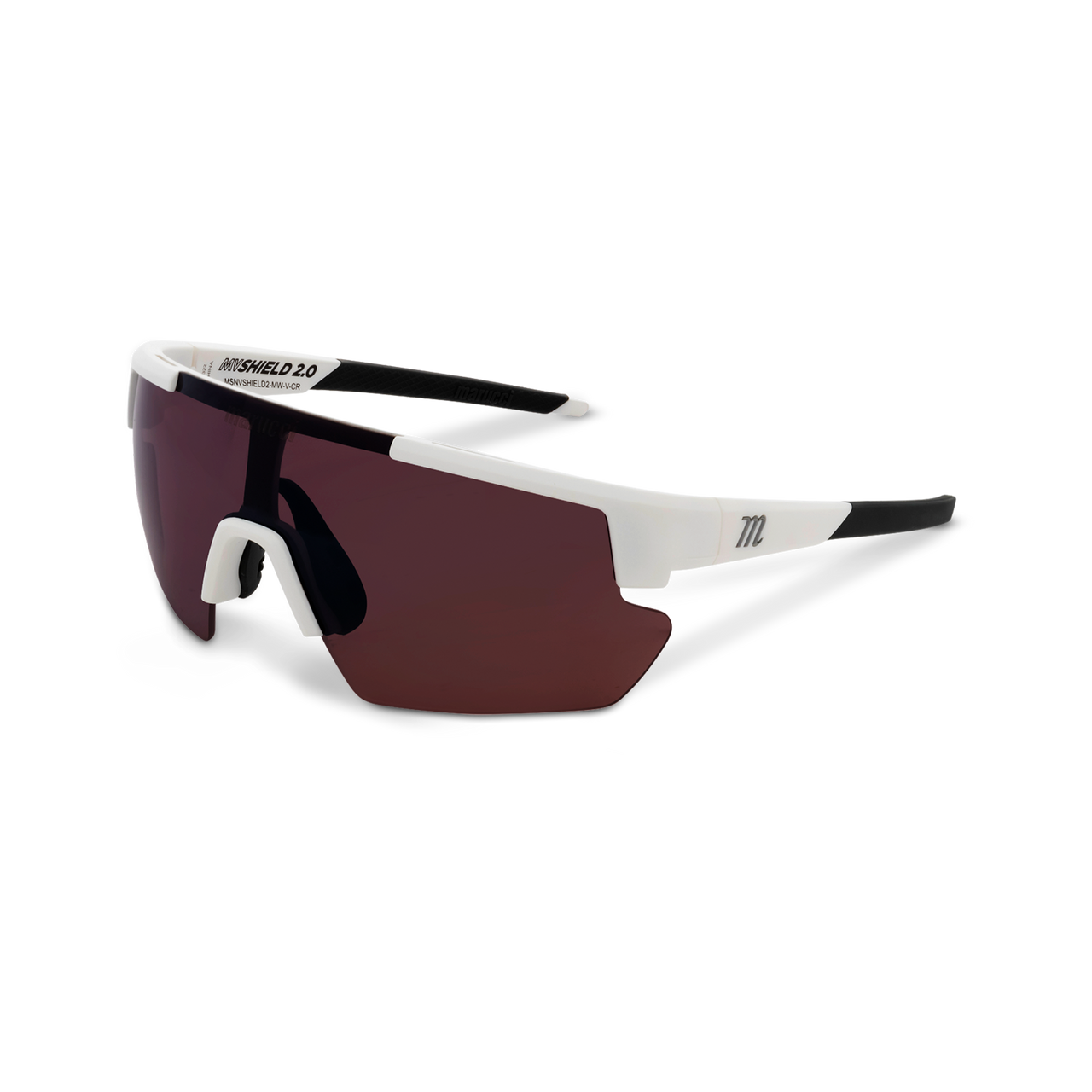 Marucci Shield 2.0 Youth Performance Lentes de Sol - Matte White - 1