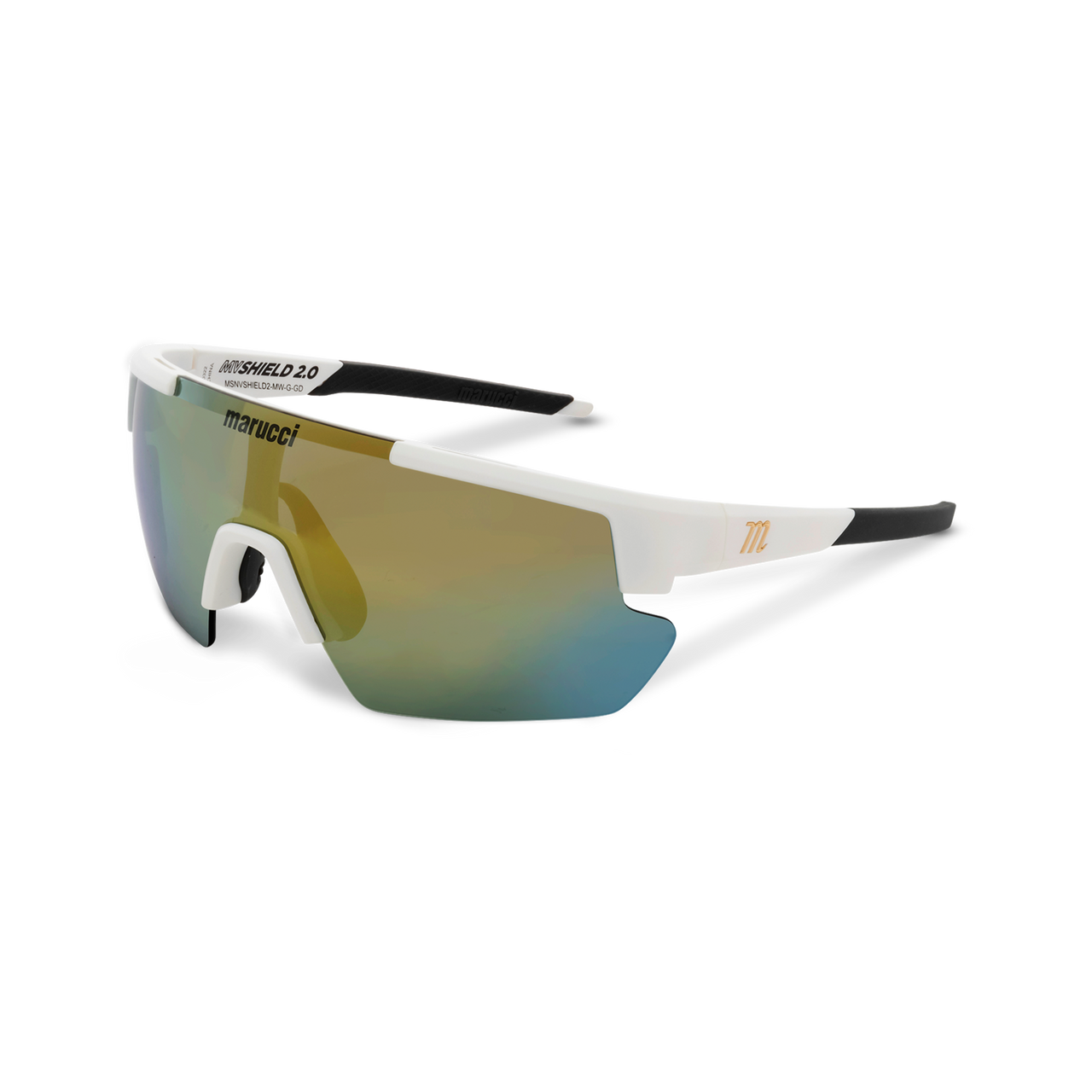 Marucci Shield 2.0 Performance Lentes de Sol - Matte White - 1