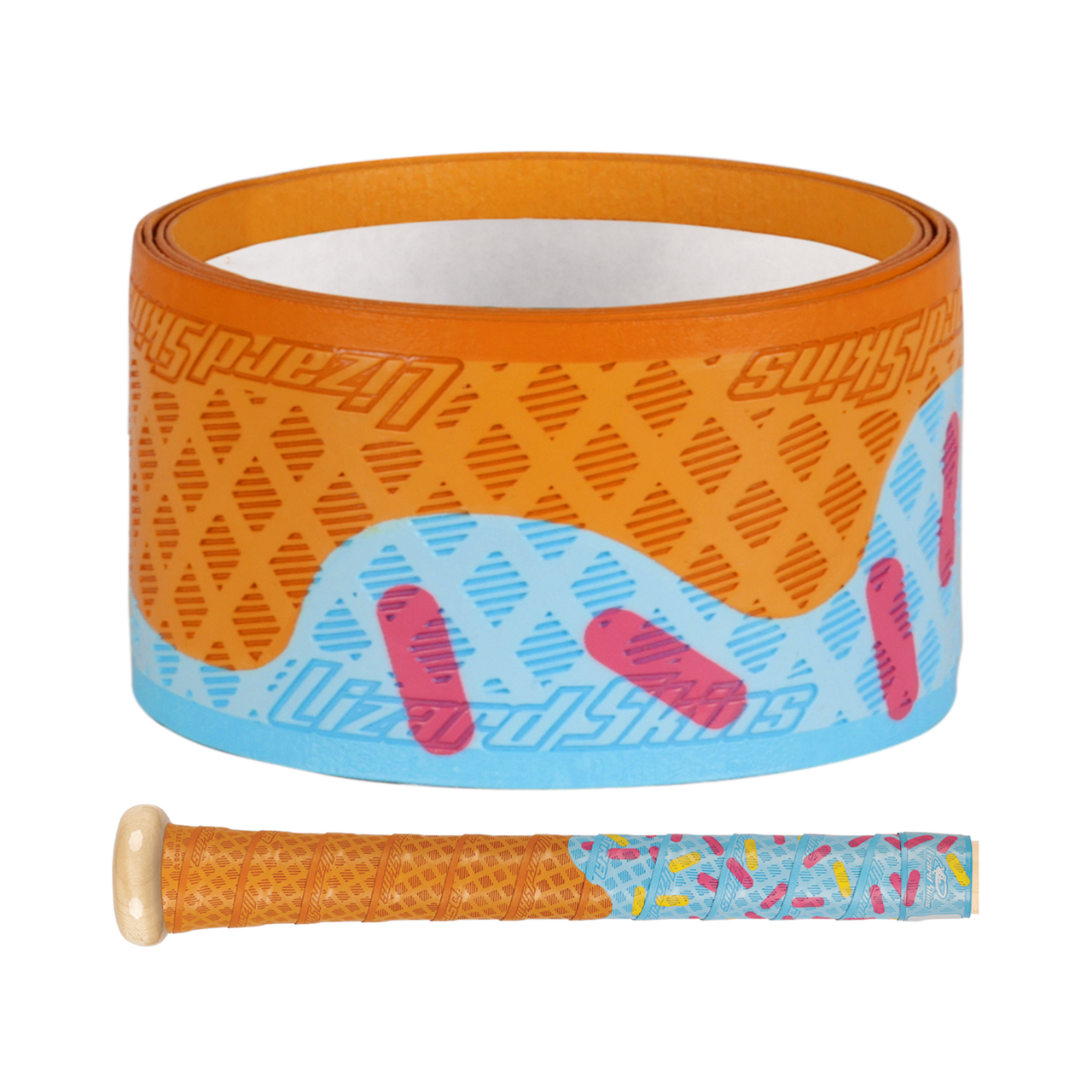 Marucci Lizard Skins DSP Ultra Outburst Blue Scoop Grip de Bat - 1