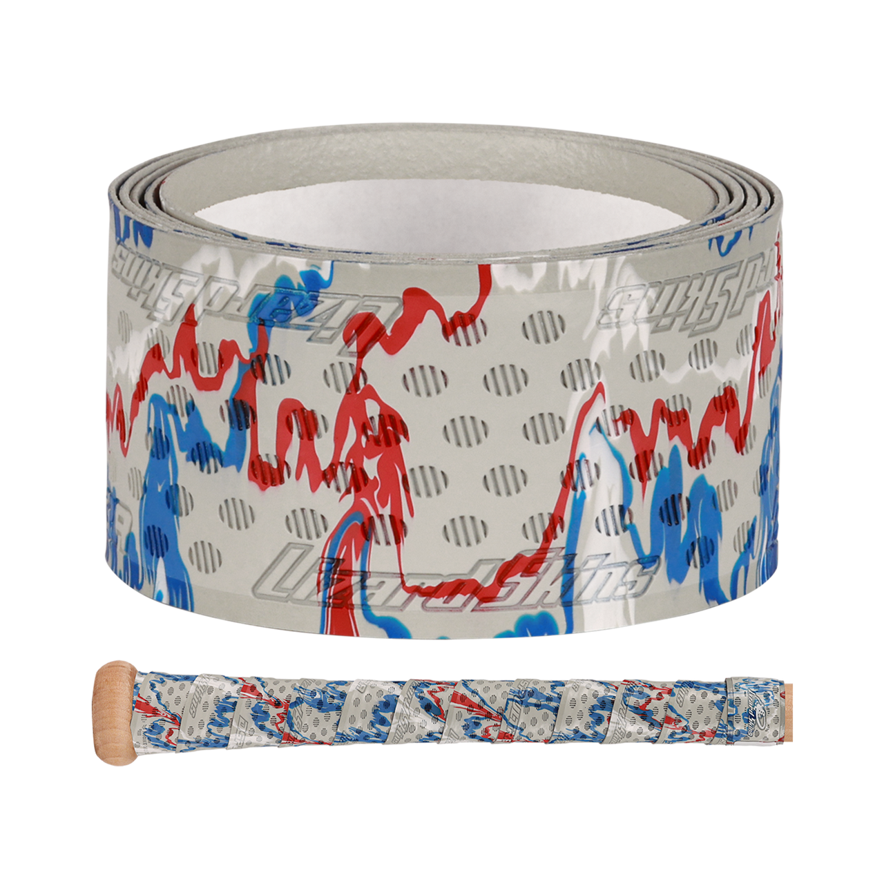 Marucci Lizard Skins DSP Ultra United Camo Grip de Bat - 1