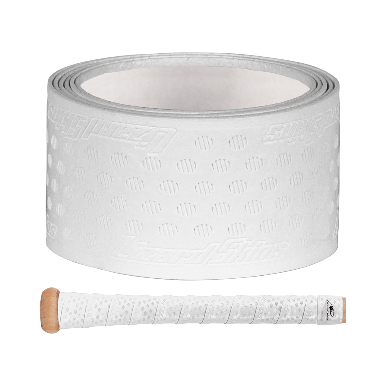 Marucci Lizard Skins DSP Ultra Diamond White Grip de Bat - 1