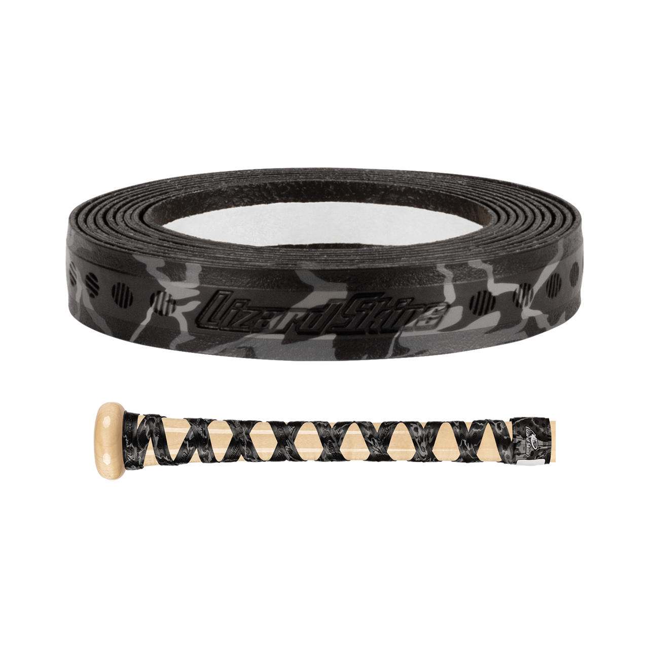 Marucci Lizard Skins DSP Ultra X Carbon Camo Grip de Bat - 1