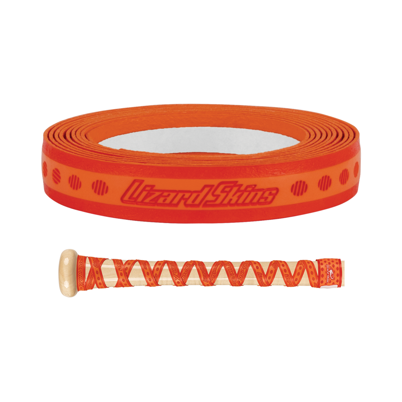 Marucci Lizard Skins DSP Ultra X Blaze Orange Grip de Bat - 1