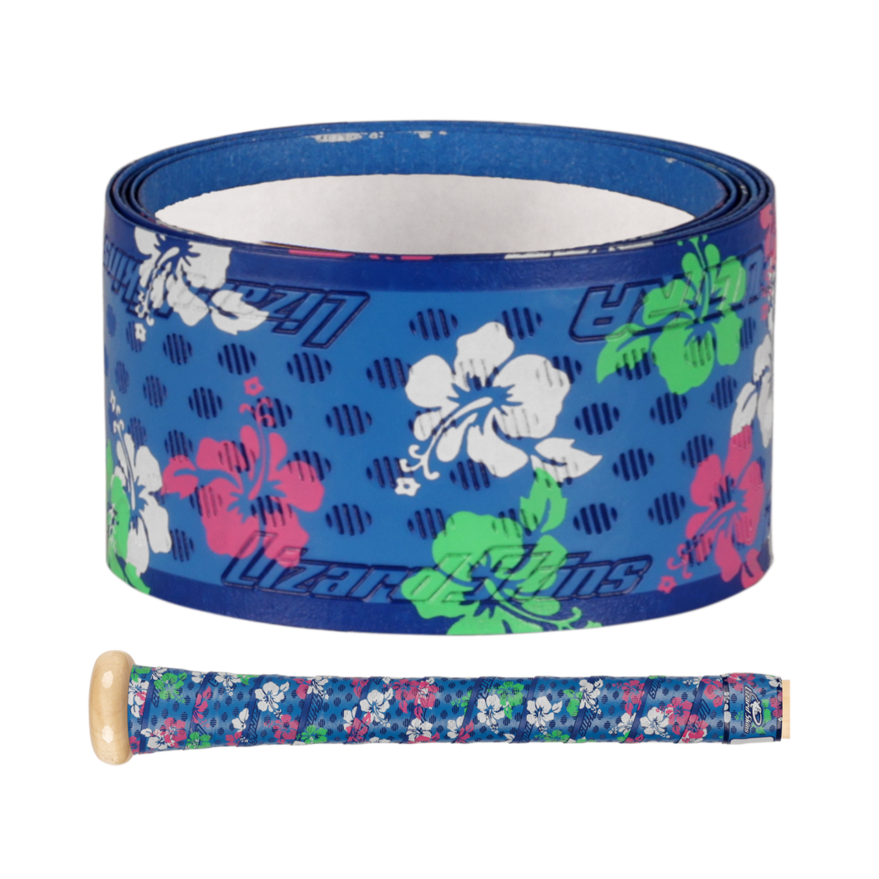 Marucci Lizard Skins DSP Ultra Outburst Blue Floral Grip de Bat - 1