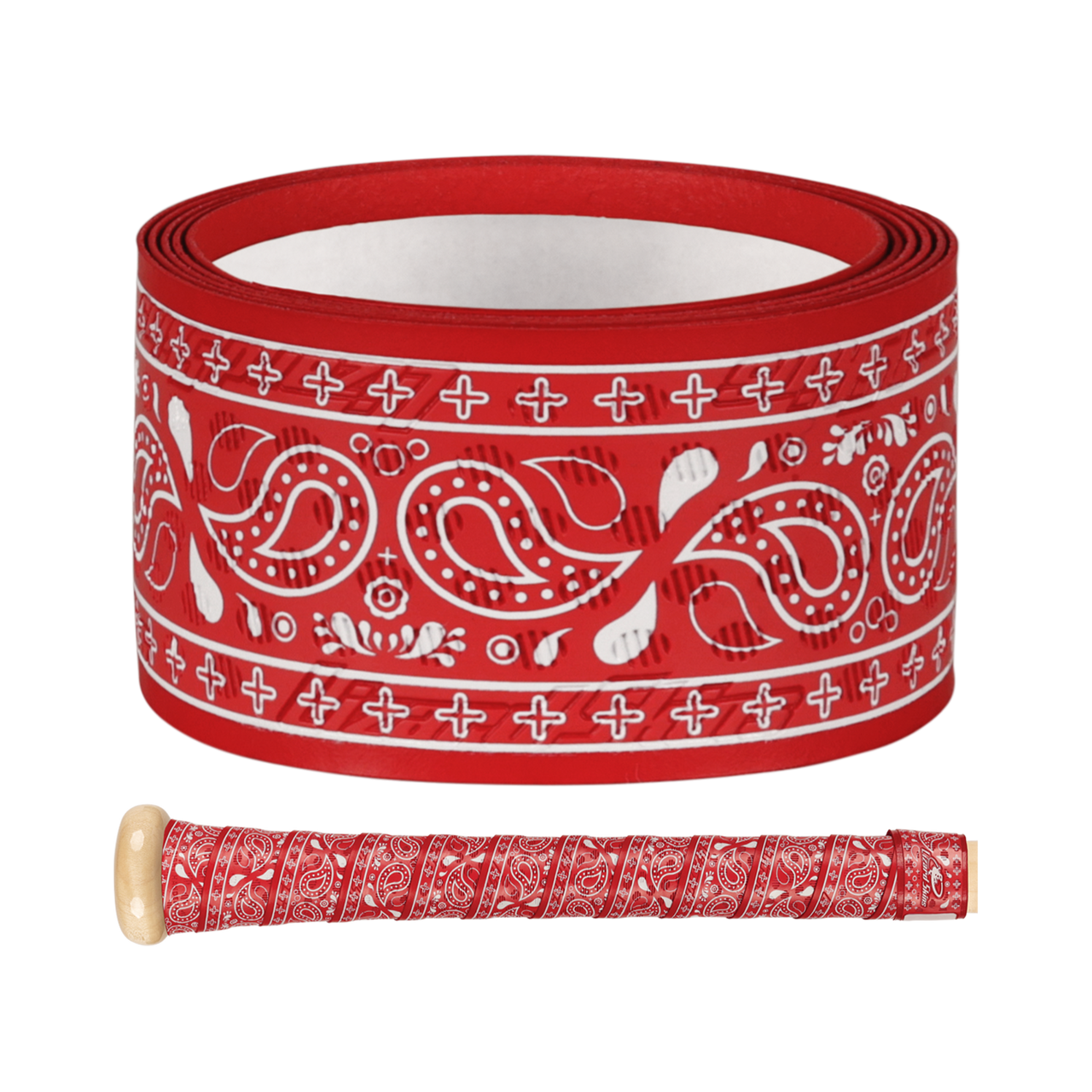 Marucci Lizard Skins DSP Ultra Outburst Crimson Bandit Grip de Bat - 1