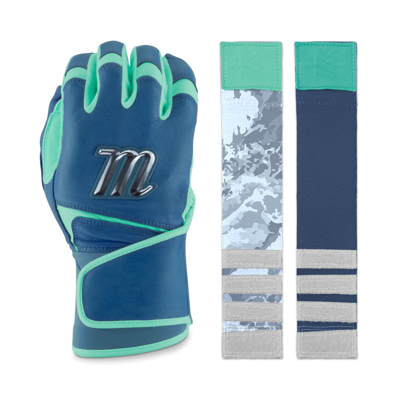 Marucci REMX Guantes de Bateo - Blue/Mint - 1