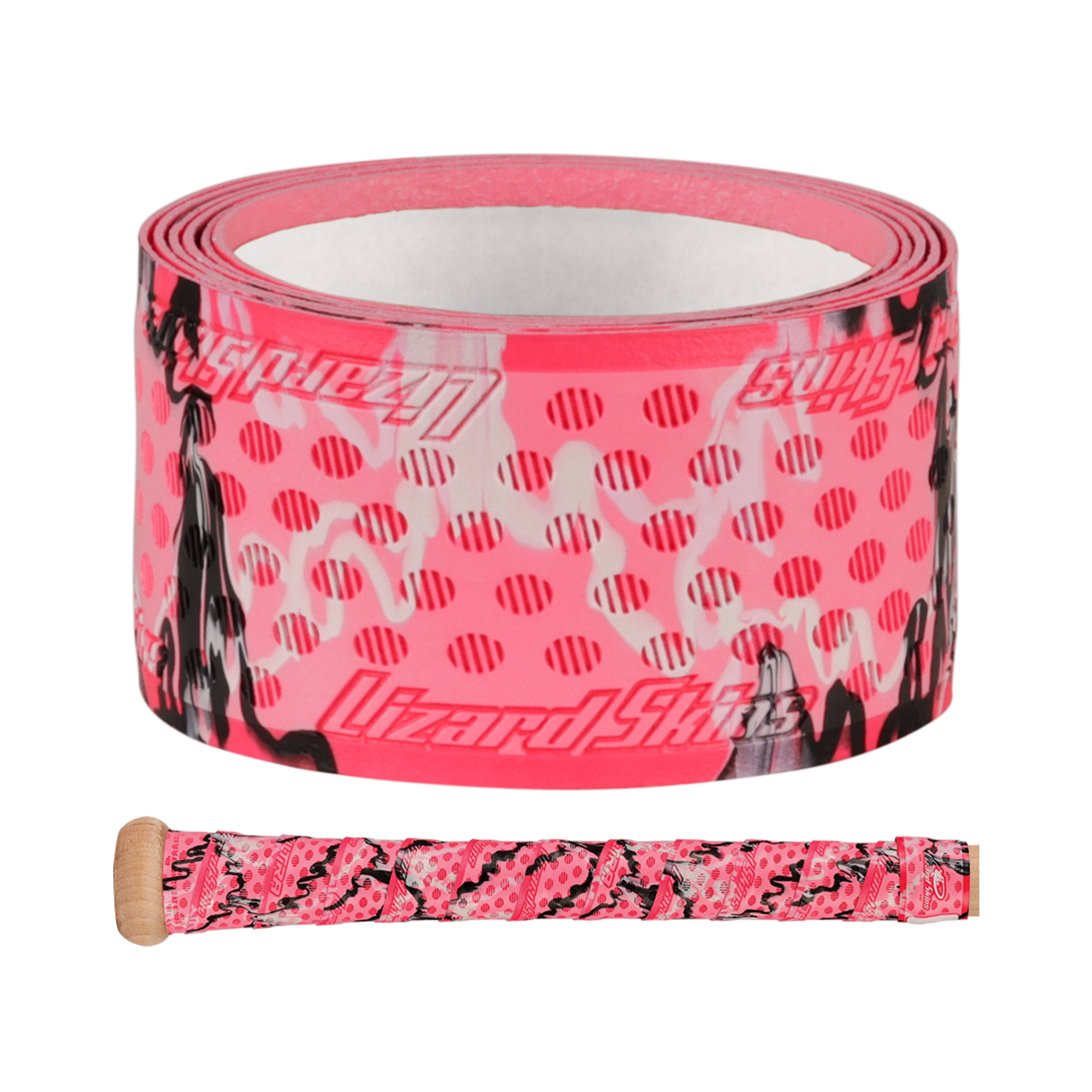 Grip De Batte Lizard Skins DSP Ultra X 0.5mm - Vice Camo Rouge - Neuf