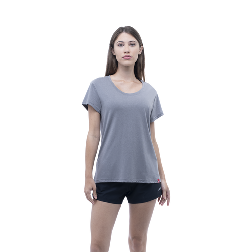 一番の贈り物 Meltthelady layered tee gray Tシャツ/カットソー