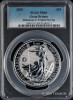 2025 Great Britain Silver Glided Britannia w/ Trident  medalPCGS PR69