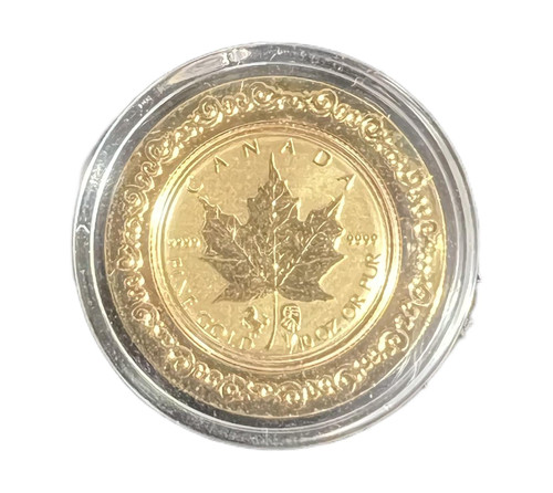 Canada 2014 Maple  Double Horse privy coin 1/10 oz Gold Coin