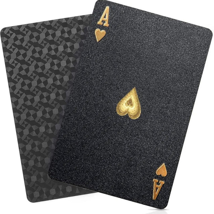 Black Playing Cards Waterproof