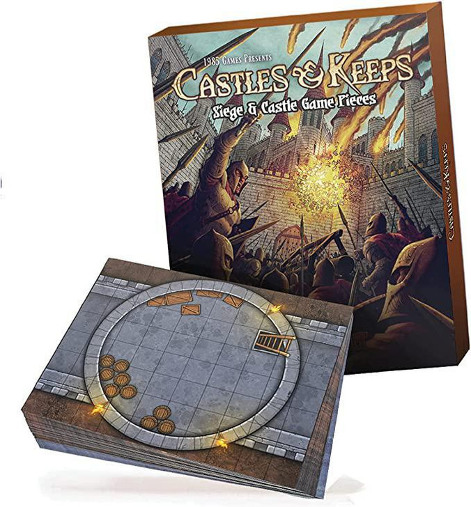 Dungeon Craft - Castles & Keeps Book 2D Terrain for D&D RPG