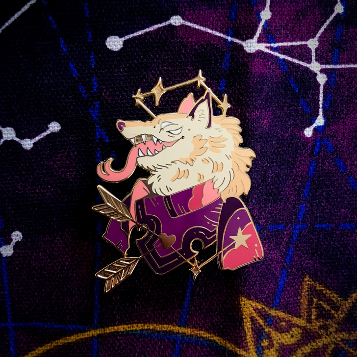 Wolf Knight Pin