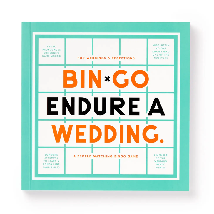 BinGo Endure A Wedding Bingo Book