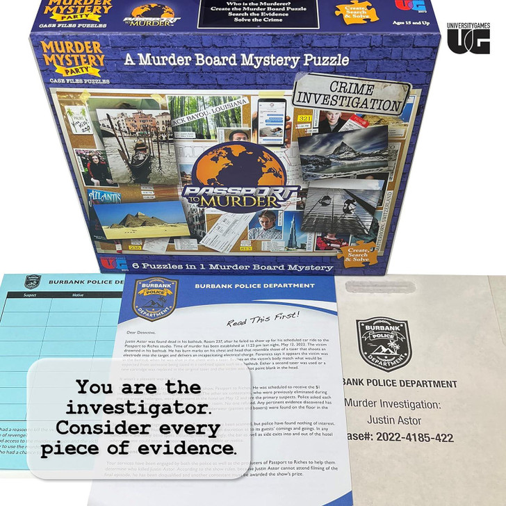 Passport to Murder -  A Case File Puzzle Mystery